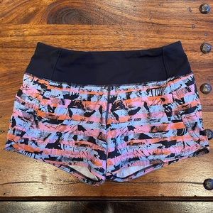 Lululemon “speed up” shorts